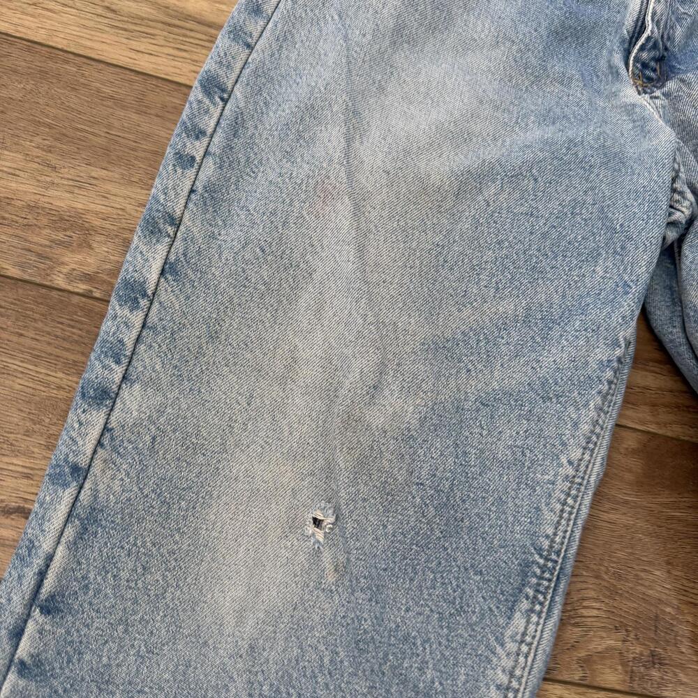 Vintage Carhartt Plaid Lined Jeans Distressed 90s Y2K - Picture 3 of 15